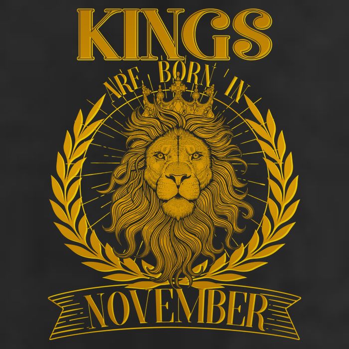 Vintage Lion Kings Are Born In November Trucker Hat