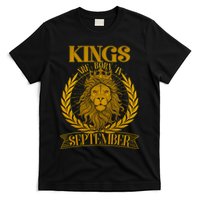 Vintage Lion Kings Are Born In September T-Shirt