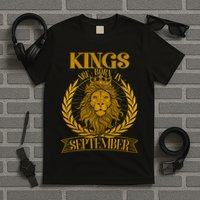 Vintage Lion Kings Are Born In September T-Shirt