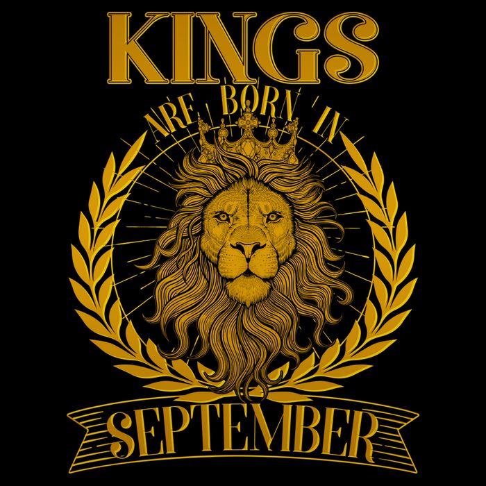 Vintage Lion Kings Are Born In September T-Shirt