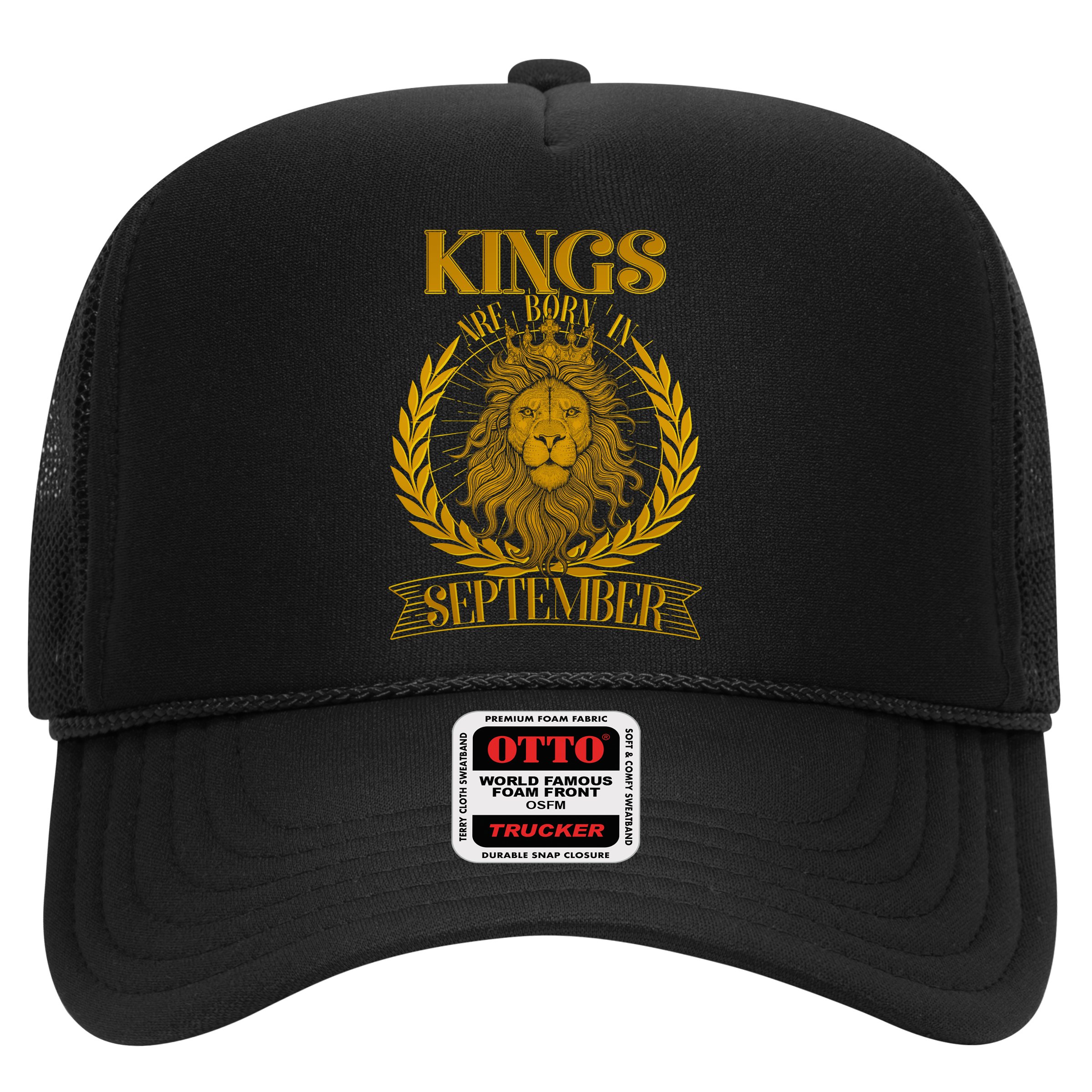 Vintage Lion Kings Are Born In September Hat
