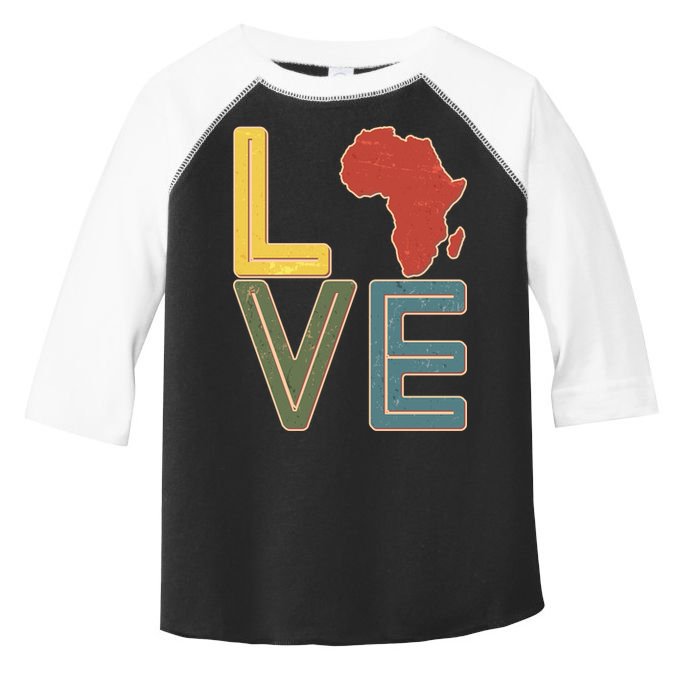 Vintage Love Africa Black History Month Toddler Fine Jersey T-Shirt