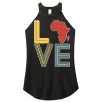 Vintage Love Africa Black History Month Women’s Perfect Tri Rocker Tank