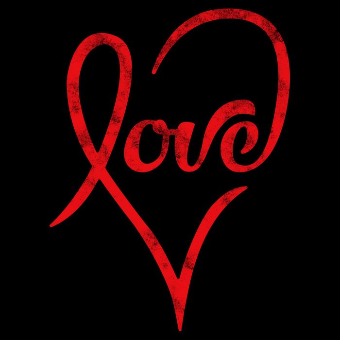 Vintage Love Heart Symbol Flatbill Hat