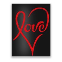 Vintage Love Heart Symbol Poster