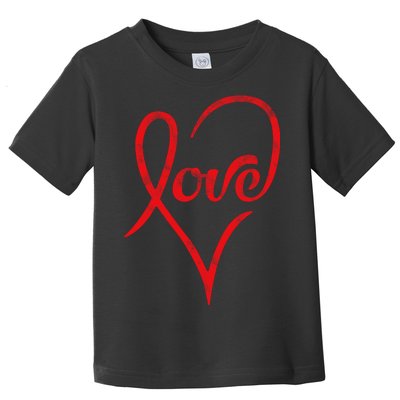 Vintage Love Heart Symbol Toddler T-Shirt