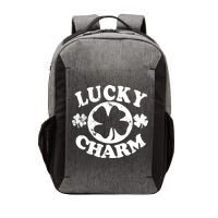 Vintage Lucky Charm Irish Clover Vector Backpack