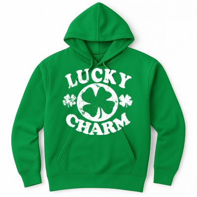 Vintage Lucky Charm Irish Clover Hoodie