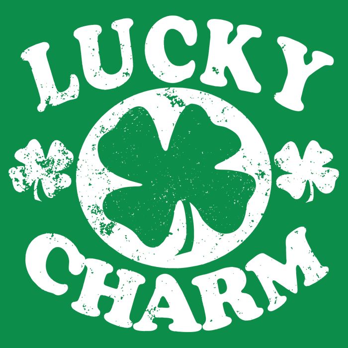 Vintage Lucky Charm Irish Clover Premium T-Shirt