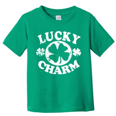 Vintage Lucky Charm Irish Clover Toddler T-Shirt