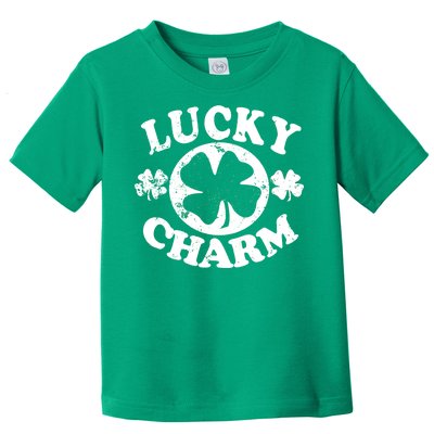 Vintage Lucky Charm Irish Clover Toddler T-Shirt