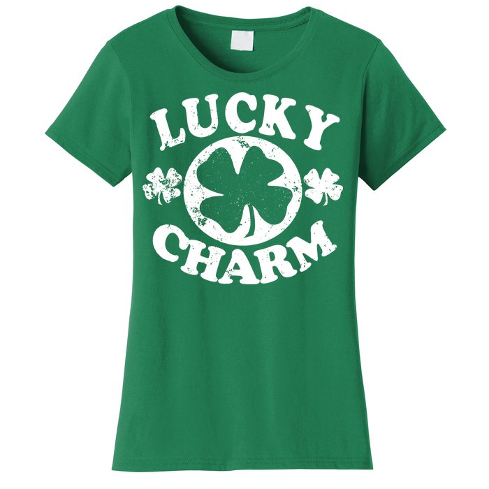 Vintage Lucky Charm Irish Clover Women's T-Shirt