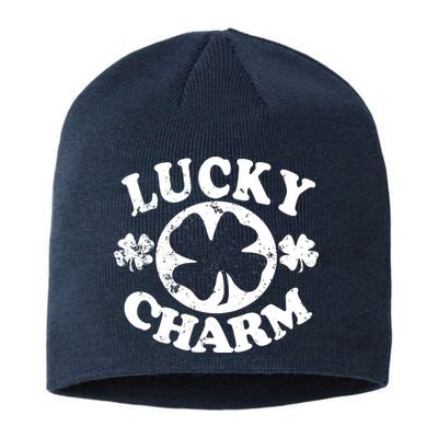 Vintage Lucky Charm Irish Clover Sustainable Beanie