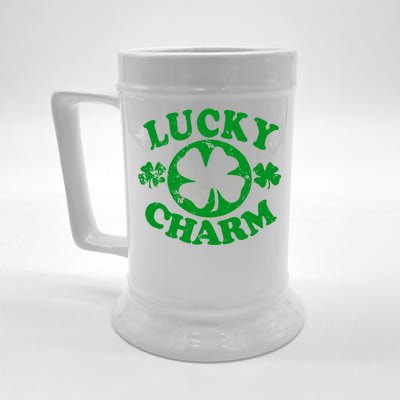 Vintage Lucky Charm Irish Clover Beer Stein