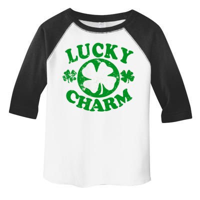 Vintage Lucky Charm Irish Clover Toddler Fine Jersey T-Shirt