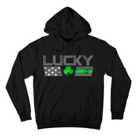 Vintage Lucky Shamrock Racing Flag Hoodie