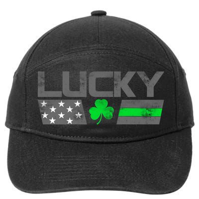 Vintage Lucky Shamrock Racing Flag 7-Panel Snapback Hat