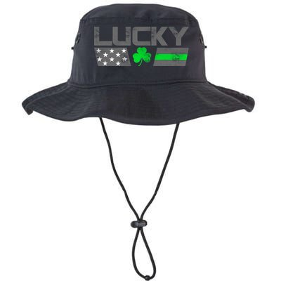 Vintage Lucky Shamrock Racing Flag Bucket Hat