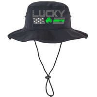 Vintage Lucky Shamrock Racing Flag Legacy Cool Fit Booney Bucket Hat