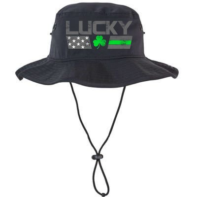 Vintage Lucky Shamrock Racing Flag Legacy Cool Fit Booney Bucket Hat