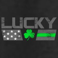 Vintage Lucky Shamrock Racing Flag Golf Towel