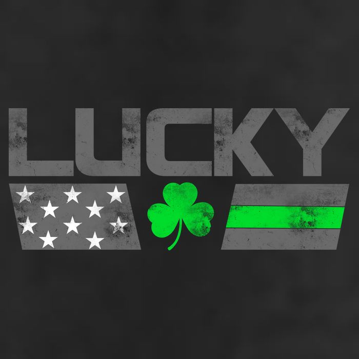 Vintage Lucky Shamrock Racing Flag Golf Towel