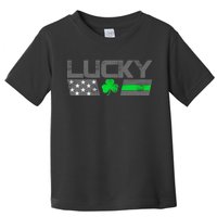 Vintage Lucky Shamrock Racing Flag Toddler T-Shirt