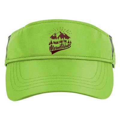 Vintage Made For The Mountains Wilderness Adult Drive Performance Visor