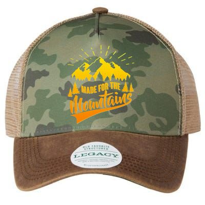 Vintage Made For The Mountains Wilderness Legacy Tie Dye Trucker Hat