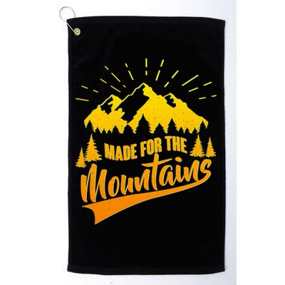 Vintage Made For The Mountains Wilderness Golf Towel