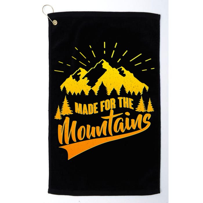Vintage Made For The Mountains Wilderness Golf Towel