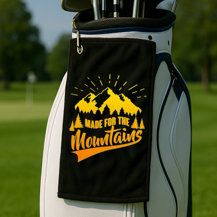 Vintage Made For The Mountains Wilderness Golf Towel