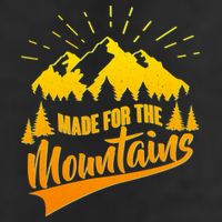 Vintage Made For The Mountains Wilderness Golf Towel