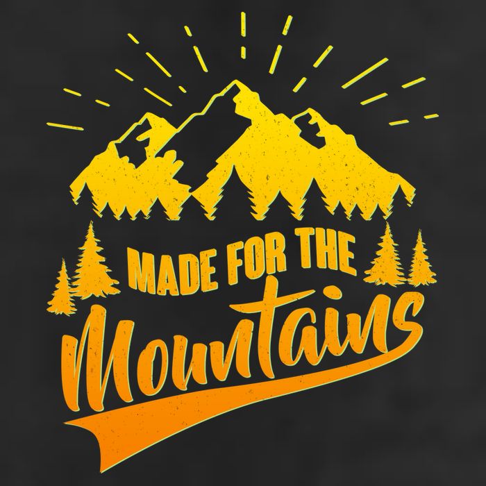 Vintage Made For The Mountains Wilderness Golf Towel