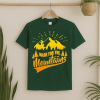 Vintage Made For The Mountains Wilderness T-Shirt