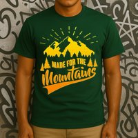 Vintage Made For The Mountains Wilderness T-Shirt