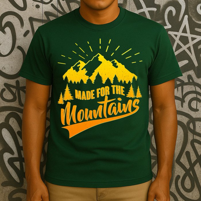 Vintage Made For The Mountains Wilderness T-Shirt