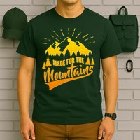 Vintage Made For The Mountains Wilderness T-Shirt