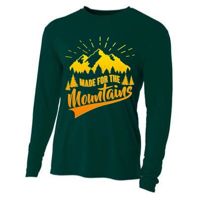Vintage Made For The Mountains Wilderness Cooling Performance Long Sleeve Crew