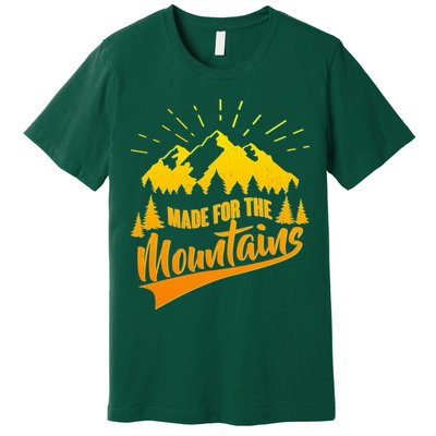 Vintage Made For The Mountains Wilderness Premium T-Shirt