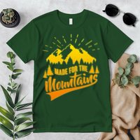 Vintage Made For The Mountains Wilderness Premium T-Shirt