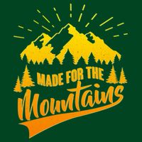 Vintage Made For The Mountains Wilderness Premium T-Shirt