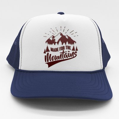 Vintage Made For The Mountains Wilderness Trucker Hat