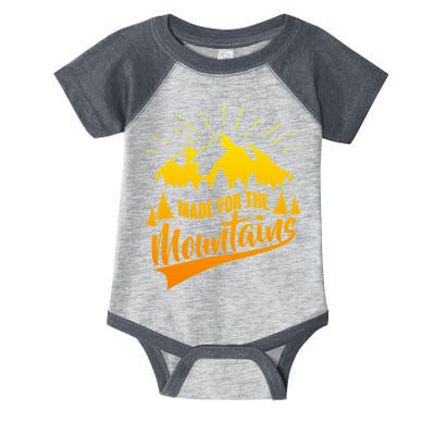 Vintage Made For The Mountains Wilderness Infant Baby Jersey Bodysuit