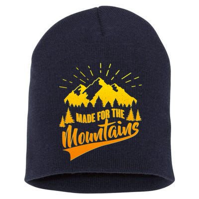 Vintage Made For The Mountains Wilderness Short Acrylic Beanie