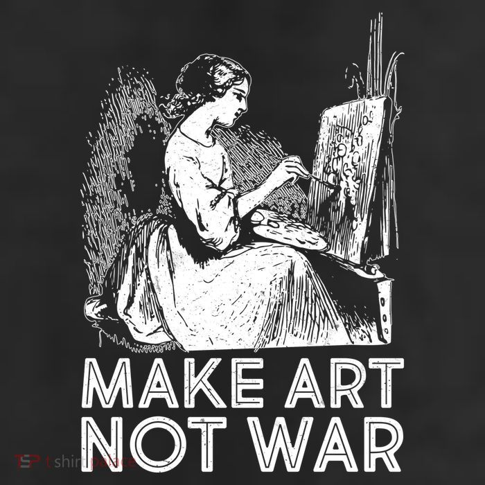 Vintage Make Art Not War Trucker Hat