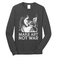 Vintage Make Art Not War Long Sleeve Shirt