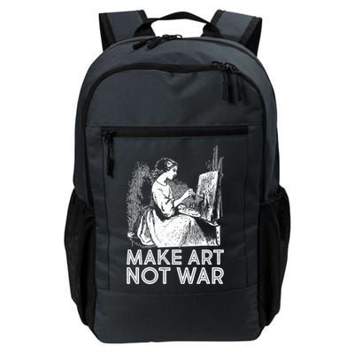 Vintage Make Art Not War Backpack