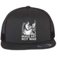 Vintage Make Art Not War Flatbill Hat