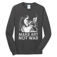 Vintage Make Art Not War Tall Long Sleeve T-Shirt